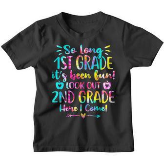 Kids So Long 1St Grade 2Nd Grade Here I Come First Grade Youth T-shirt - Thegiftio UK