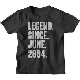 Legend Since June 2004 Birthday Gift For 17 Year Old Boy Youth T-shirt | Mazezy