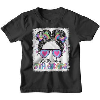 Little Miss 7Th Grade Girls Back To School 7Th Grade Youth T-shirt | Mazezy