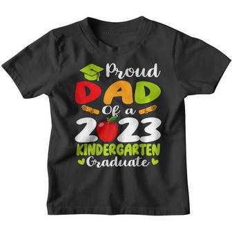 Mens Proud Dad Of 2023 Kindergarten Graduate Daddy Graduation Youth T-shirt - Thegiftio UK