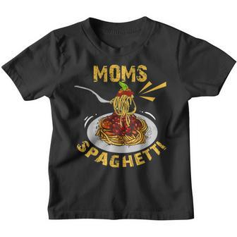Moms Spaghetti Food Lovers Mothers Day Novelty Gift For Women Youth T-shirt | Mazezy