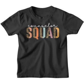School Counselor Squad Guidance Counselor Counseling Team Youth T-shirt | Mazezy