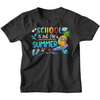 School Is Out For Summer Happy Last Day Of School Youth T-shirt - Thegiftio UK