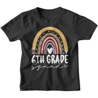 Sixth Grade Squad 6Th Grade Team Retro First Day Of School Youth T-shirt | Mazezy DE