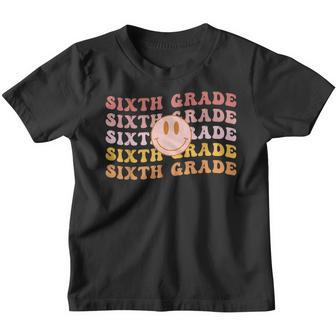 Sixth Grade Vibes 6Th Grade Team 1St Day Of School Retro Retro Gifts Youth T-shirt | Mazezy DE