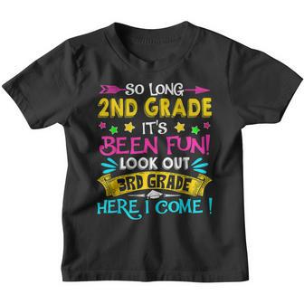 So Long 2Nd Grade Graduation Look Out 3Rd Grade Here I Come Youth T-shirt - Thegiftio UK