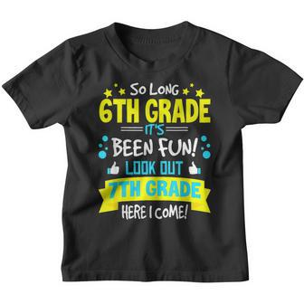 So Long 6Th Grade 7Th Grade Here I Come Graduation Gifts Youth T-shirt - Thegiftio