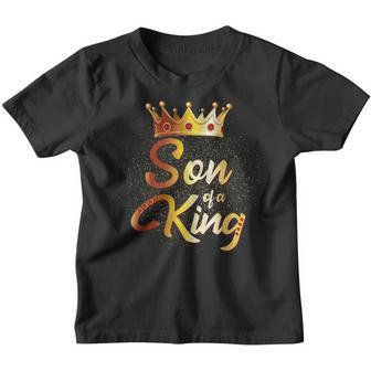 Son Of A King Boys Kids Son Father Matching Youth T-shirt | Mazezy