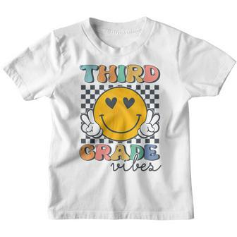 Third Grade Vibes 3Rd Grade Team Retro First Day Of School 3Rd Grade Gifts Youth T-shirt | Mazezy