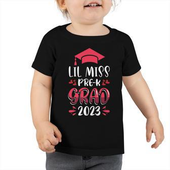 Lil Miss Pre-K Grad 2023 | Kindergarten | Children Girl Toddler Tshirt | Mazezy