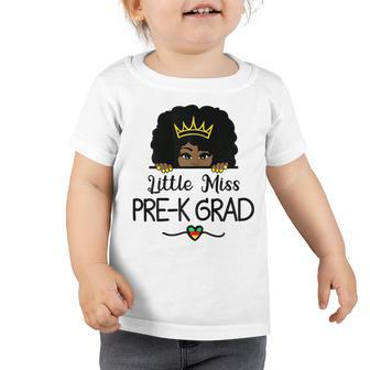 Little Miss Pre-K Graduation Prek Graduation Preschool Toddler Tshirt | Mazezy