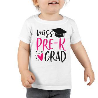 Pre K Graduation For Girl 2023 Prek Miss Pre K Grad Toddler Tshirt | Mazezy
