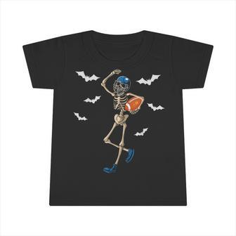 American Football Skeleton Halloween Football Fan Boys Infant Tshirt - Monsterry UK