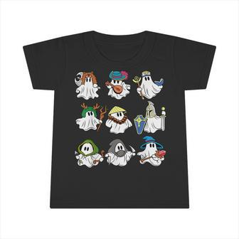 Character Classes Rpg Gamer Cute Ghost Nerdy For Halloween Infant Tshirt - Monsterry