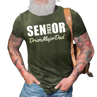 2023 Senior Drum Major Dad Marching Band Parent 2023 Gift For Women 3D Print Casual Tshirt | Mazezy