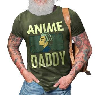 Anime Daddy Saying Animes Hobby Lover Dad Father Papa Gift For Women 3D Print Casual Tshirt | Mazezy