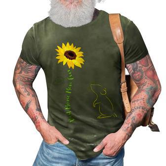 Best Mouse Mom Ever Sunflower Mouse Mama Mouse Mouse Gift For Womens Gift For Women 3D Print Casual Tshirt | Mazezy