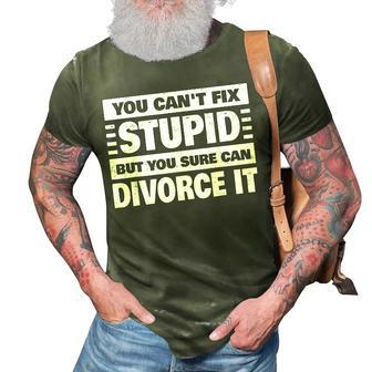 Cool Divorce For Men Women Newly Breakup Marriage Divorced Cool Gifts 3D Print Casual Tshirt | Mazezy