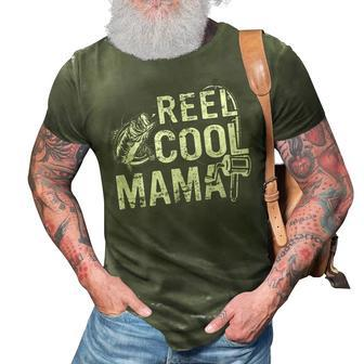 Distressed Reel Cool Mama Fishing Mothers Day   Gift For Women 3D Print Casual Tshirt