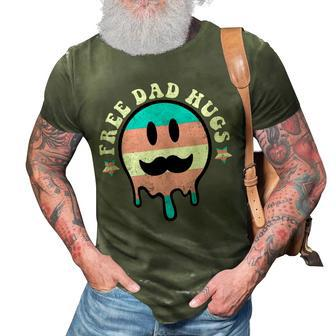Free Dad Hugs Smile Face Trans Daddy Lgbt Fathers Day Gift For Women 3D Print Casual Tshirt | Mazezy