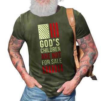 Funny Gods Children Are Not For Sale 3D Print Casual Tshirt | Mazezy