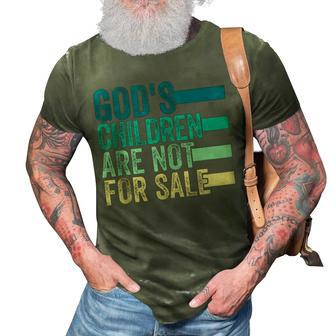 Gods Children Are Not For Sale Funny Quote 3D Print Casual Tshirt | Mazezy DE