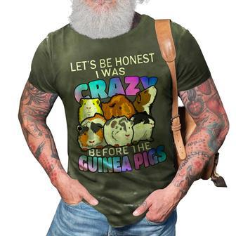 I Was Crazy Before Guinea Pigs Lover Gift 3D Print Casual Tshirt | Mazezy