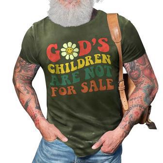 Jesus Christ Gods Children Are Not For Sale Christian Faith Christian Gifts 3D Print Casual Tshirt | Mazezy