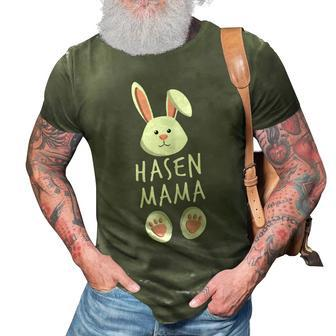 Rabbit Mum Family Partner Look Easter Bunny Gift Easter Gift For Womens Gift For Women 3D Print Casual Tshirt | Mazezy