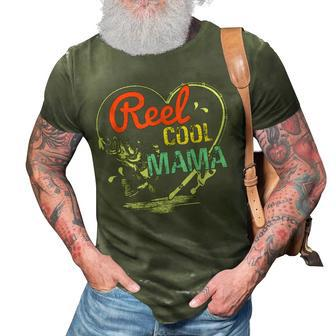 Reel Cool Mama Fishing Mothers Day For Womens Gift For Women 3D Print Casual Tshirt | Mazezy
