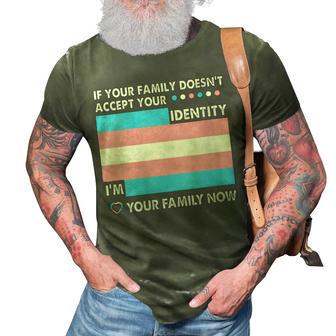 Transgender Support Funny Trans Dad Mom Lgbt Ally Pride Flag Gift For Womens Gift For Women 3D Print Casual Tshirt | Mazezy