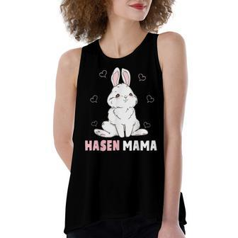 Cute Bunny Easter Rabbit Mum Rabbit Mum Women's Loose Tank Top | Mazezy