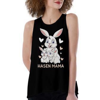 Rabbit Mum Cute Bunny Outfit For Girls Women's Loose Tank Top | Mazezy