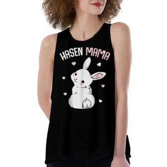 Rabbit Mum With Rabbit Easter Bunny Women's Loose Tank Top | Mazezy