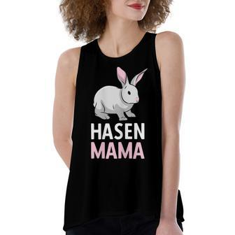 Rabbit Mum Rabbit Mother Pet Long Ear Women's Loose Tank Top | Mazezy