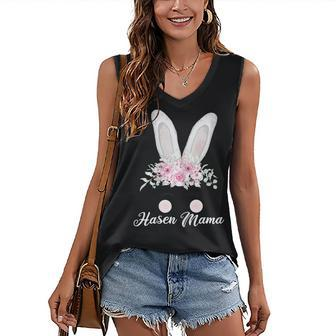 Rabbit Rabbit Mum Rabbit Bunny Lover Women's V-neck Tank Top | Mazezy