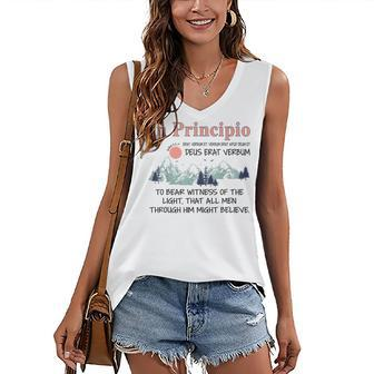 Classical Conversations Cycle John 11-7 Cc Cycle 3 Women's V-neck Tank Top | Mazezy