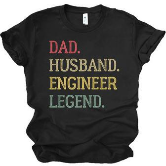 Dad Husband Engineer Legend Engineer Dad Jersey T-Shirt | Mazezy