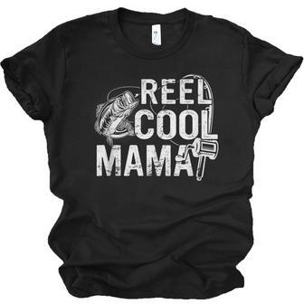 Distressed Reel Cool Mama Fishing Jersey T-Shirt | Mazezy