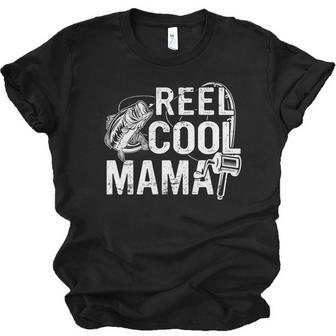 Distressed Reel Cool Mama Fishing Jersey T-Shirt | Mazezy