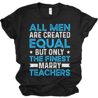 Marry Teachers Teacher Husband Of A Teacher Jersey T-Shirt | Mazezy