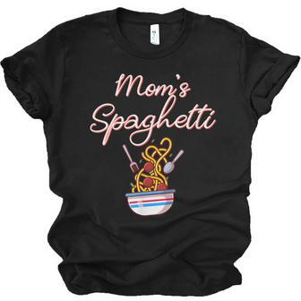 Moms Spaghetti And Meatballs Meme Food Jersey T-Shirt | Mazezy AU