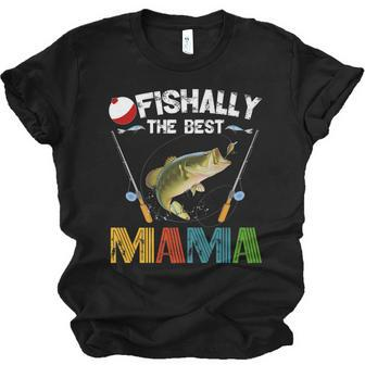 Ofishally The Best Mama Fishing Rod Mommy Jersey T-Shirt | Mazezy DE
