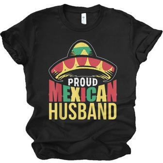 Proud Mexican Husband Mexico Mexicans Cute Fiesta Jersey T-Shirt | Mazezy