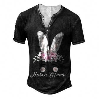 Rabbit Rabbit Mum Rabbit Bunny Lover For Women Men's Henley T-Shirt | Mazezy DE