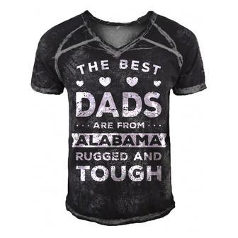 Alabama Dad Funny Saying Gift For Mens Gift For Women Men's Short Sleeve V-neck 3D Print Retro Tshirt | Mazezy