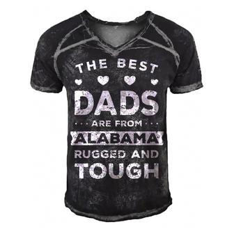 Alabama Dad Funny Saying Gift For Womens Gift For Women Men's Short Sleeve V-neck 3D Print Retro Tshirt | Mazezy