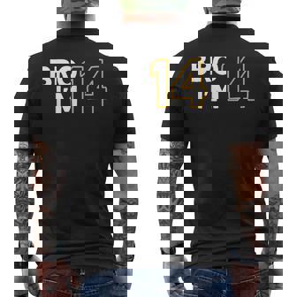14Th Birthday Boys 14Th Birthday 14 Years Old Bro Im 14 Mens Back Print T-shirt - Monsterry