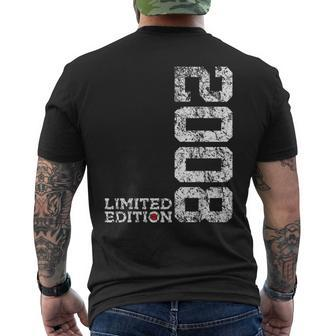 15 Years 15Th Birthday Limited Edition 2008 Men's T-shirt Back Print | Mazezy