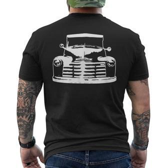 1952 Classic Pickup Truck Hot Rod Men's T-shirt Back Print | Mazezy